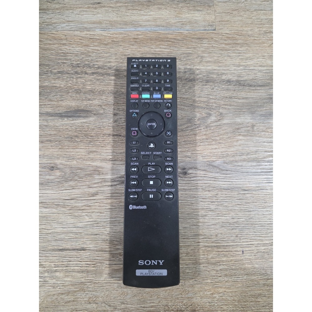 Sony BD Playstation 3 PS3 OEM Genuine Blu-Ray DVD Remote Control CECHZR1U Tested